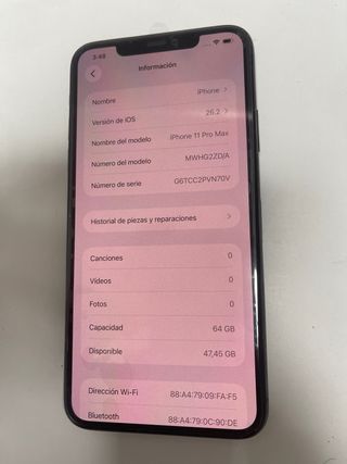 iPhone 11 Pro Max  Pantalla y batería nuevas