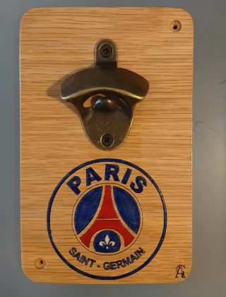 Abridor Cerveza Madera París Saint Germain