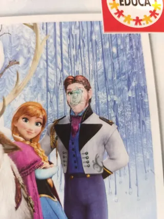 2 Puzzles Frozen Educa 100 Piezas