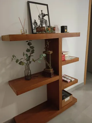 Estantería de pie de madera 110 x32 fondox 130 alt