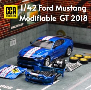 Figura de Vegeta + Coche Ford Mustang escala 1:42