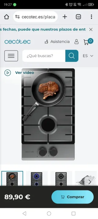 Cecotec Bolero Squad G 2200F Cristal Negro