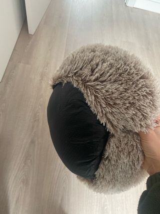 Cama para perro/gato suave beige