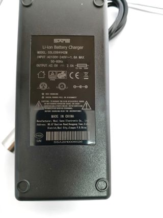 Cargador Batería Litio 36V Nuevo