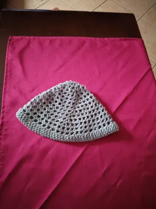 Cappello misto lana grigio
