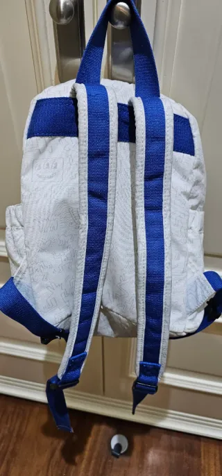 Mochila Kipling Mini Keith Haring Blanca