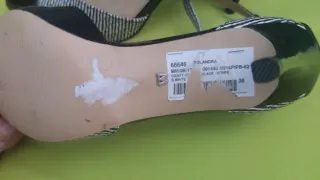 Zapatos de tacón Zara Rayas