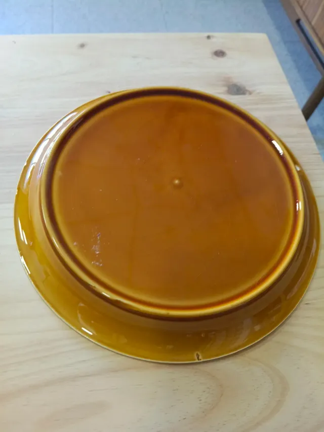 2 Platos de cerámica para fondue