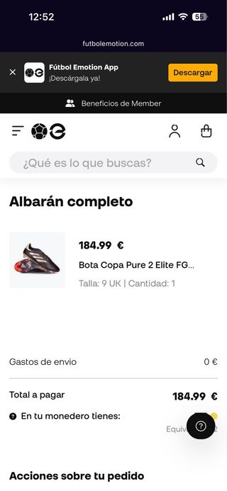 Botas Adidas Copa Pure Touch