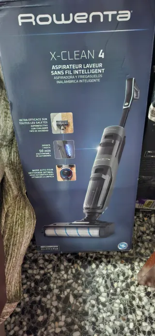 Fregadora Rowenta X-Clean 4 Gris y Negro. Nuevo a