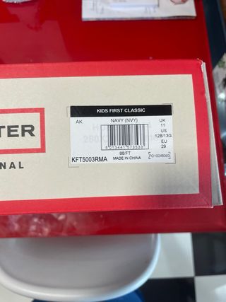 Botas Hunter Azules Infantil