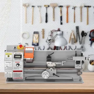 Mini Tornio da Banco Metallo Motore 800W Ghisa