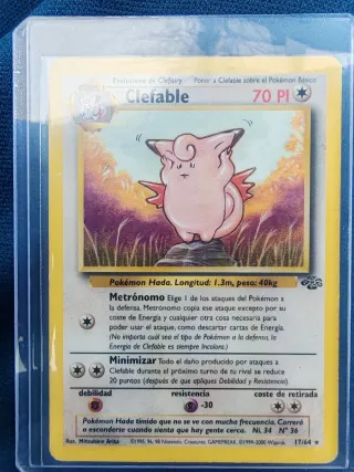 Carta Pokémon Clefable original