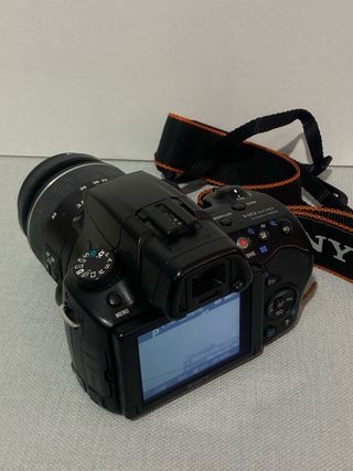 Cámara Sony Alpha-37 + 2 objetivos