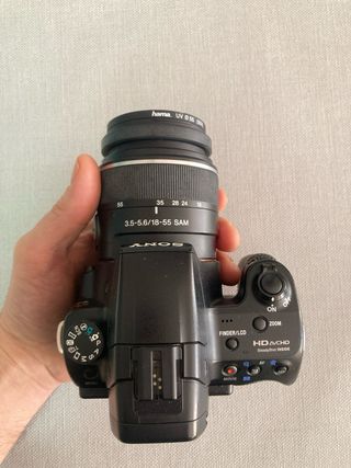 Cámara Sony Alpha-37 + 2 objetivos