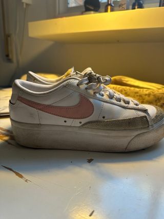 Nike Blazer Low Zapatillas Mujer Rosa Blanco