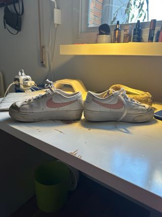 Nike Blazer Low Zapatillas Mujer Rosa Blanco