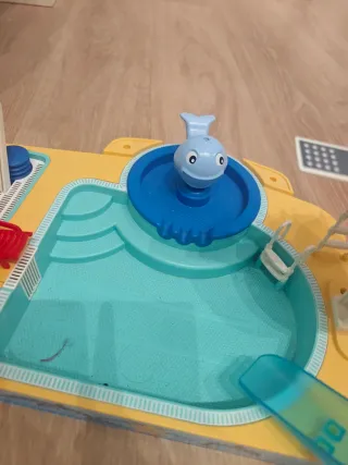 Piscina de juguete Playmobil con accesorios