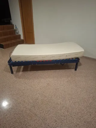 Cama articulada eléctrica con mando