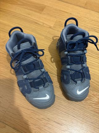 Zapatillas Nike Air More Uptempo Gris Azul