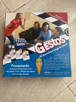 Juego de mesa Gestos