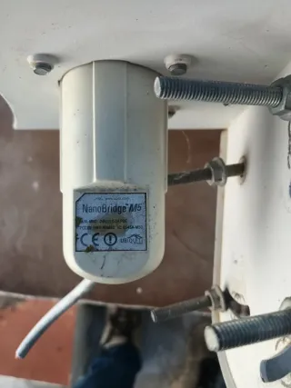 Antena WiFi Parabólica Blanca