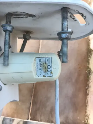 Antena WiFi Parabólica Blanca