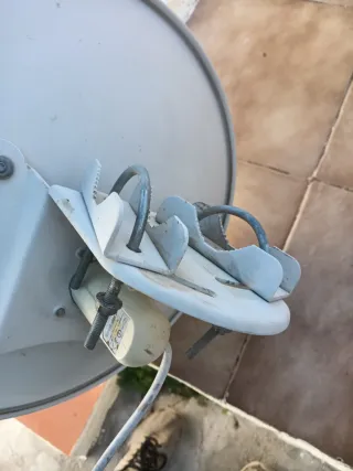 Antena WiFi Parabólica Blanca