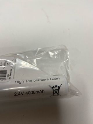 :  10 Baterías RS PRO NiMH High Temp 2.4V 4000mah