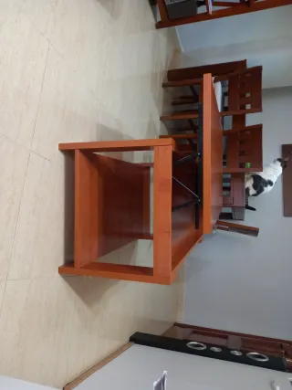 Mesa de centro elevable de madera