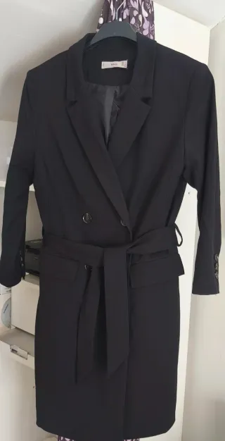 Vestido blazer negro Mango