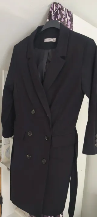 Vestido blazer negro Mango