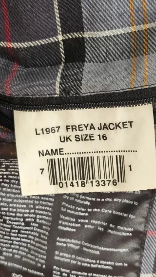 Chaqueta Barbour mujer negra. Talla 42