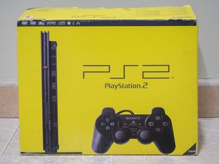 PlayStation 2 PS2 Sony Negra Caja Amarilla