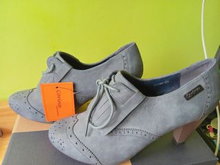 Zapatos Corina Tacon Azul Marino Talla 39