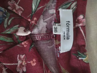 Vestido largo estampado floral