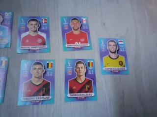 Lote de 9 cromos del Mundial de Catar 2022