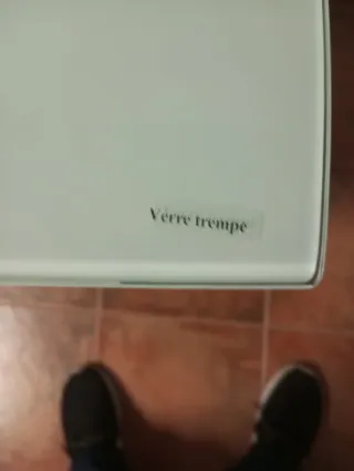 Mesa TV cristal 3 baldas