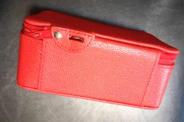 Joyero piel rojo Salvador Bachiller