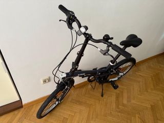 Bicicleta plegable BTWIN Fold 500 + extras.
