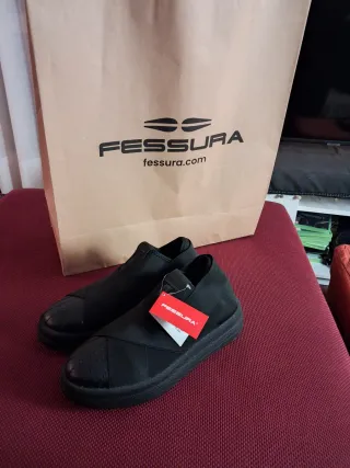 Sneakers Fessura Nere Tg 42 Nuove