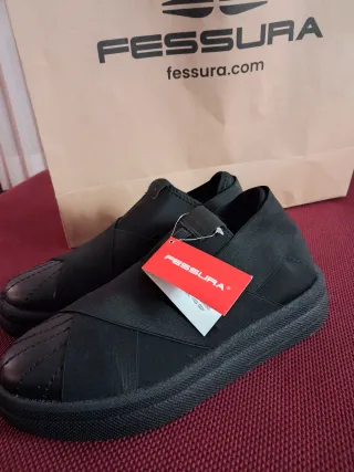 Sneakers Fessura Nere Tg 42 Nuove