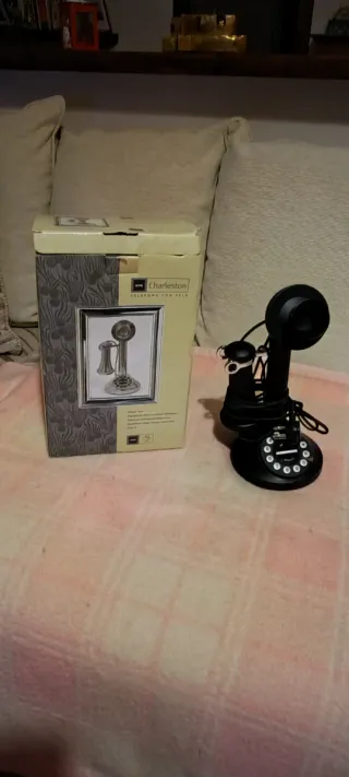 Telefono a candela nero