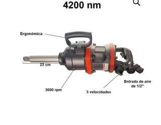 Llave de impacto neumática 4200nm Neumatica camion