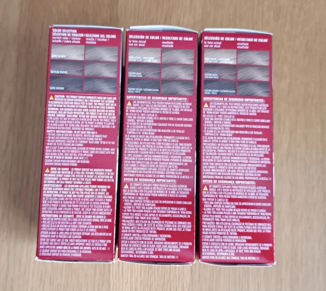 Pack 3 Tintes Revlon Colorsilk 51 Castaño Claro