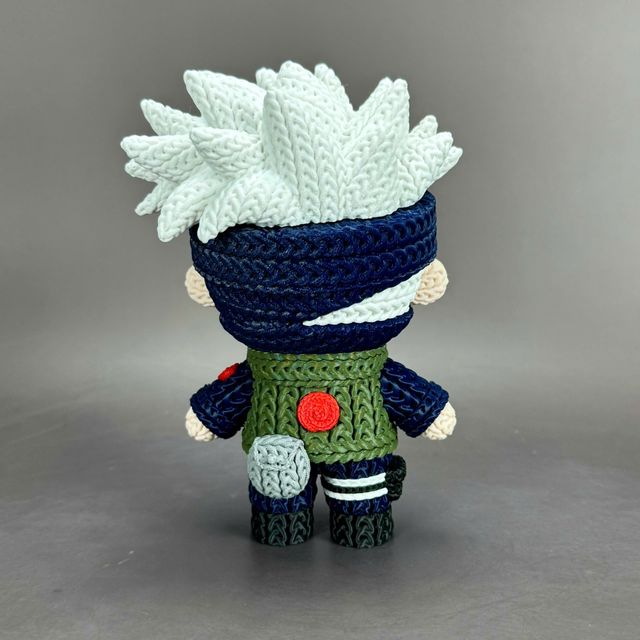 Kakashi Naruto Crochet 3D