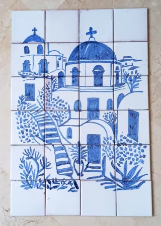 Azulejos decorativos Santorini