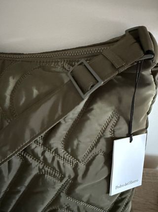 Bolso Pedro del Hierro acolchado verde