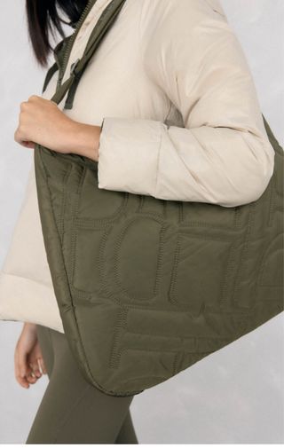 Bolso Pedro del Hierro acolchado verde