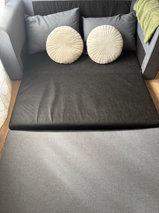 Sofá Cama Gris 2 Plazas